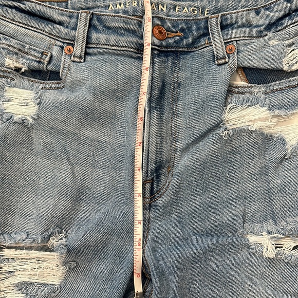 American Eagle Mom Jean - distressed straight leg jeans - Picture 8 of 11